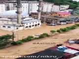 جاری شدن سیل در ترکیه بر اثر بارندگی شدید