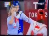 پیروزی کیمیا علیزاده بر جید جونز انگلیسی در مسابقات تکواندوی المپیک توکیو 