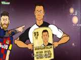 کارتون طنز مقایسه فیفا با PES توسط مسی، رونالدو، هازارد و بقیه! (زیرنویس)