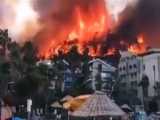 آتش‌سوزی جنگلی در جنوب ترکیه 