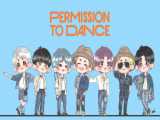 پرمشین تو دنس ورژن انیمیشن - BTS Permission To Dance Animation