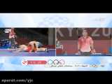 دو بارانداز زیبای امین میرزازاده در مسابقات کشتی المپیک ۲۰۲۰