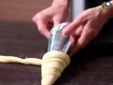 ترفند درست کردن نان مخروطی