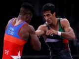 کشتی فرنگی المپیک توکیو؛ پیروزی محمد گرایی مقابل نماینده کوبا