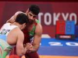 کشتی فرنگی المپیک توکیو؛ پیروزی هادی ساروی مقابل نماینده الجزایر