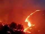 آتش سوزی در تنگه هایقر فیروز آباد فارس 