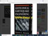 Solution Manual of Geotechnical Earthquake Engineering 1st edition by Steven L. Kramer pdf ebook 