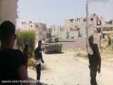 حمله ارتش سوریه به تروریست‌ها در درعا البلد