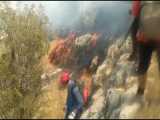 آتش‌سوزی در دشمن‌زیاری نورآباد ممسنی استان فارس 