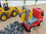 ماشین بازی برای کودکان/اسباب بازی/قسمت 42/کامیون جدید حمل سنگ/ماشین جدید