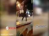 لحظه برخورد خودرو با عزاداران حسینی در شب تاسوعا / چهارمحال و بختیاری