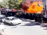 آتش سوزی در مراسم خیمه سوزان عاشورا - وحشت مردم