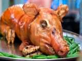 پختن پوست کله خوک در جنگل | آشپزی بدوی (قسمت 64)