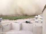 طوفان گرد و خاک در استان گلستان