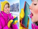 تفریح و سرگرمی ::15 مشکل دختران در زمستان با تروم تروم