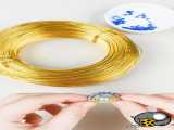 آموزش ساخت انگشتر با سیم و مهره