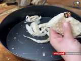 ترفند درست کردن «پیتزا خانگی» با نان لواش