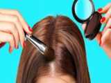 تفریح و سرگرمی :: اموزش ویدیویی 25 ترفند برای درست کردن مو های بلند