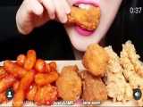 چالش غذا خوری مرغ سوخاری کپی ممنوع