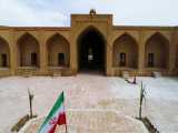 هلیشات از داخل کارونسرای کویر مرنجاب و نمایی هوایی از کویر مرنجاب اصفهان