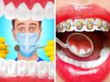 ترفند های خفن برای دزدکی بردن خوراکی به دندانپزشکی _Go123