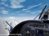 تصاویری جذاب از رشته کوه البرز در شبیه ساز پرواز