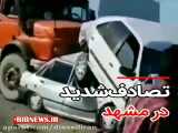 حوادث کامیون با سواری دلخراش (دیزلیران)