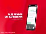 پروژه افترافکت تیزر تبلیغاتی اپلیکیشن با زمینه گرادینت Gradients App Promo