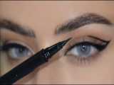 آرایش چشم - آموزش نحوه کشیدن خط چشم دوگانه