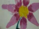 آموزش نقاشی یه گل با رنگ روغن / یکتا جون 