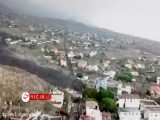 تصاویر هوایی از میزان خرابی‌های ناشی از فوران آتشفشان لاپالما در جزایر قناری