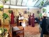 دف نوازی دختران شیرازی در عروسی