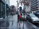 یک ساعت پیاده روی در هوای بارانی شهر واشنگتن آمریکا | (صدای محیط | قسمت 56)
