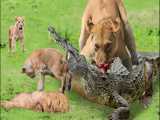 مستند حیات وحش - انتقام شیر از کروکودیل - جنگ حیوانات