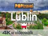 یک ساعت پیاده روی در شهر لوبلین کشور لهستان | پیاده رو های جهان (قسمت 242)