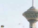 اژده ها بالای برج میلاد تهران
