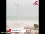 ارتفاع موج ناشی از طوفان شاهین در دریای عمان به 7 متر می رسد