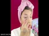 آموزش آرایش چشم گربه ای - ملینا تاج
