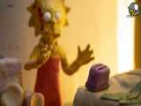 انیمیشن خمیری خانواده سیمپسون اثر لی هارد کاستل