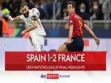 اسپانیا ۱-۲ فرانسه | خلاصه بازی | خروس‌ها، قهرمان لیگ ملت‌های اروپا