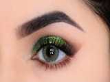 آموزش آرایش چشم بانوان _ با طرح دودی سبز