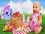 عروسک بازی - شاهزاده خانم دیزنی و عروسک بچه