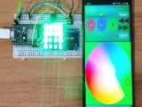 پروژه کنترل LED های نئوپیکسل به صورت وایرلس توسط اپ اندرویدی 