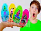 برنامه کودک آدریان با داستان - اسباب بازی های غذایی رنگی