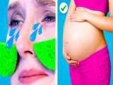 من حامله ام! 8 موقعیت خنده دار و بهترین ترفندهای بارداری