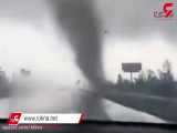 فیلمی وحشتناک از گردباد روز گذشته آمریکا