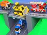 ماشین بازی کودکانه _ داستان های ساخت پل برای بچه ها با استاپ موشن