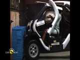 تست تصادف رنو TWIZY 80 2014