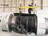 تعویض موتور هواپیمای فوکر F-100 توسط متخصصین مهندسی و تعمیرات  هما 
