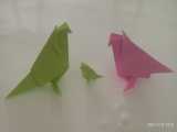 آموزش اوریگامی طوطی زیبا